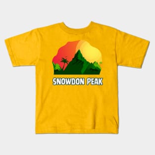 Snowdon Peak Kids T-Shirt